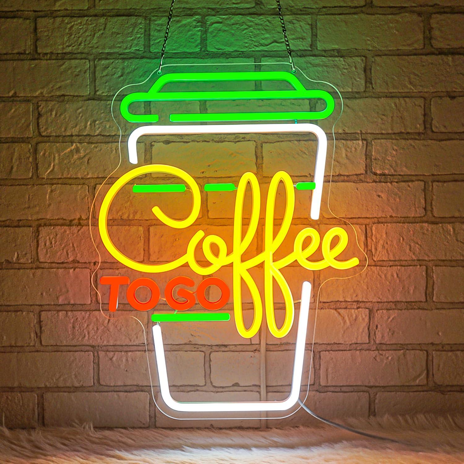 Kahve Neon Tabelası USB Kısıla - Home Bar And Kitchen incelemesi ve fiyatı