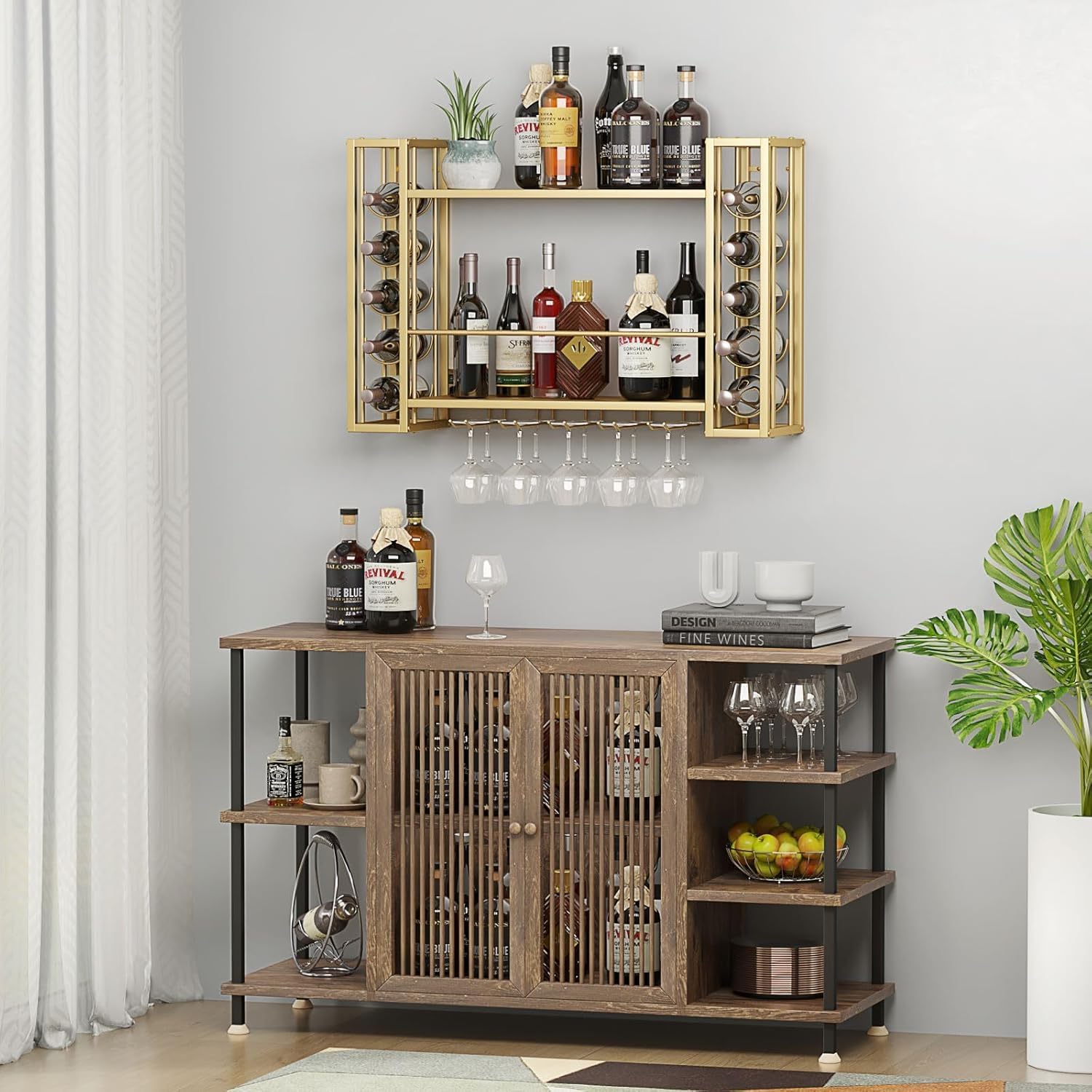 Duvara Monte Şarap Rafı, Şarap - Home Bar Shelf incelemesi ve fiyatı